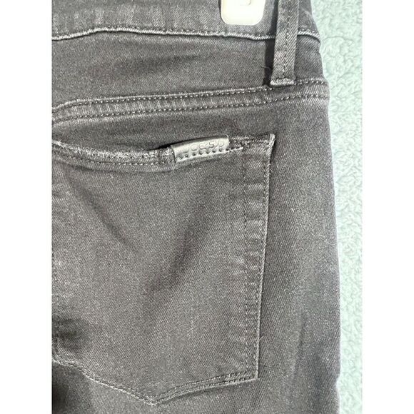 Joe's Flawless The Icon Skinny Ankle Jeans Women's W27 Black Frayed Hem Mid Rise - Picture 11 of 13
